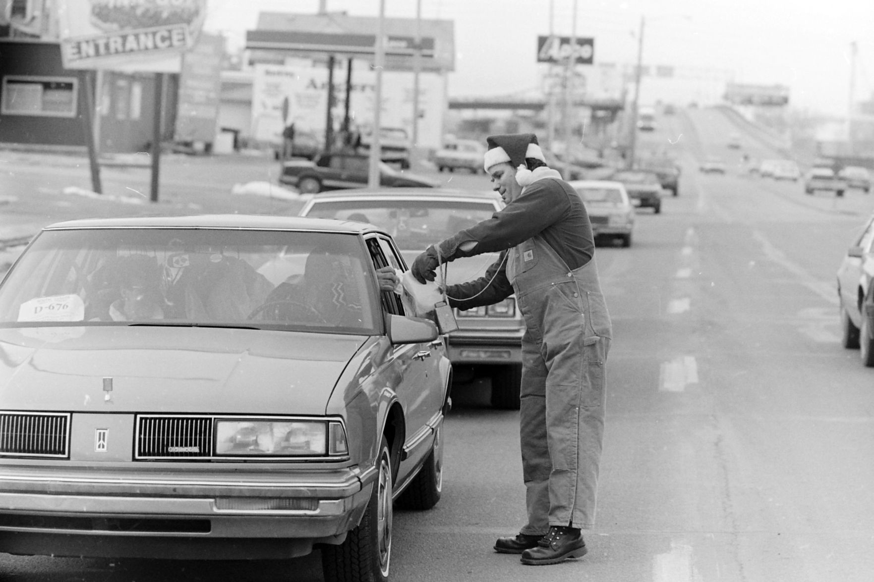 Salvation Army Bell Ringer, 1992
